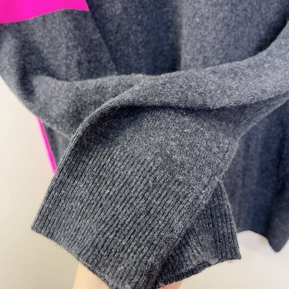 Autumn Cashmere Mens Xsmall Crew Neck Pink Grey Sweater - Picture 8 of 12